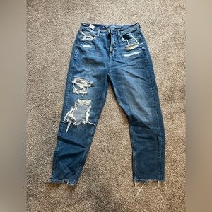 size 6, american eagle, high waisted mom jean
